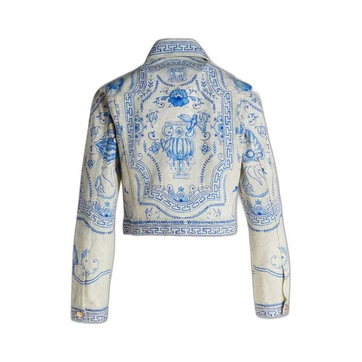 Plat A Dessert Classic Printed Denim Jacket