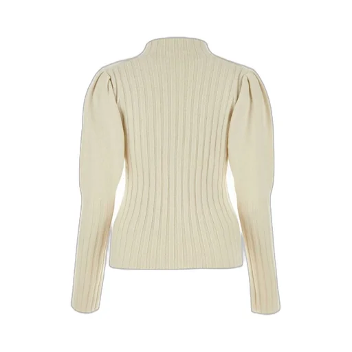 High-Neck Ribbed-Knit Jumper