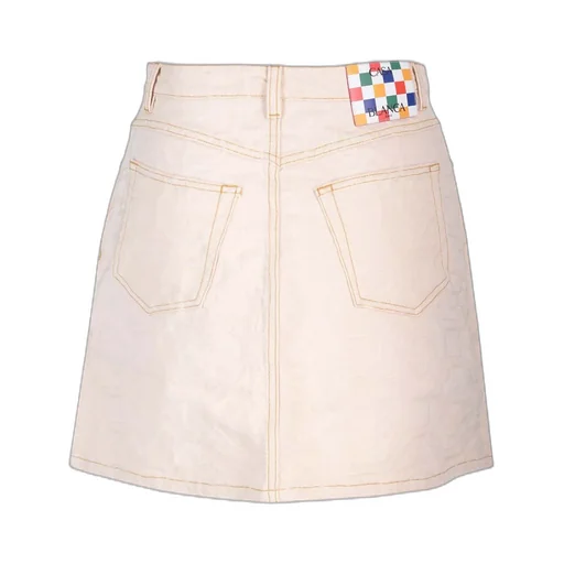 Monogram Jacquard Denim Skirt