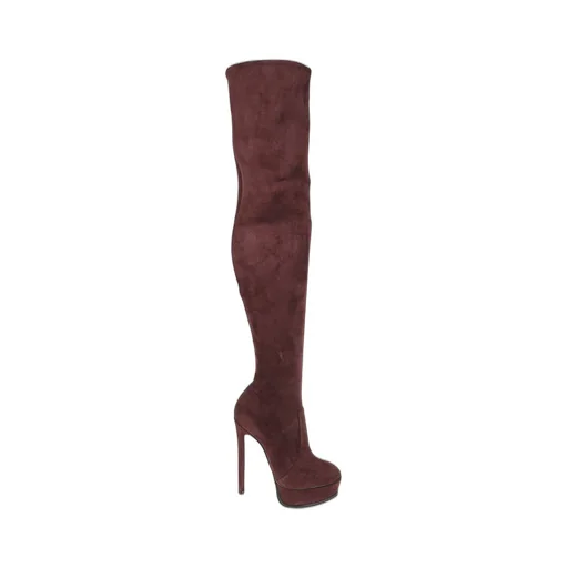 Flora Over-The-Knee Heeled Boots