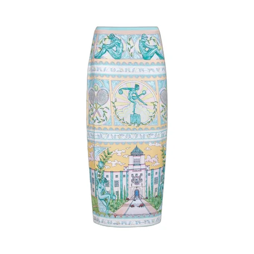 Vase Midi Pencil Skirt