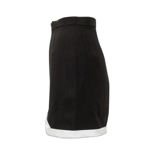 Curved Cut-Out Detailed Mini Skirt