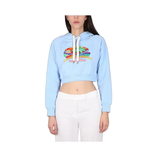 Drawstring Cropped Hoodie