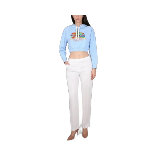 Drawstring Cropped Hoodie