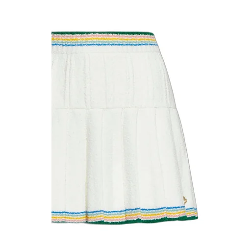 Boucle Pleated Skirt
