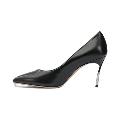 Pointed Tote Heeled Pumps