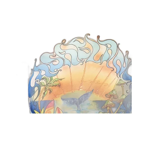 Surf Trip Tie Dye Mesh T-Shirt