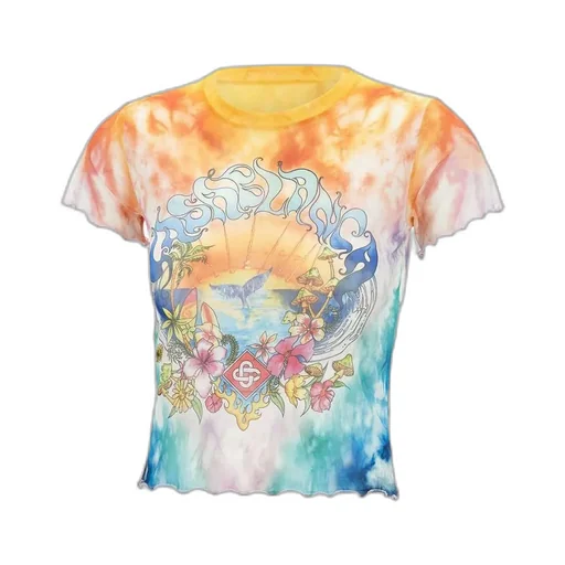 Surf Trip Tie Dye Mesh T-Shirt