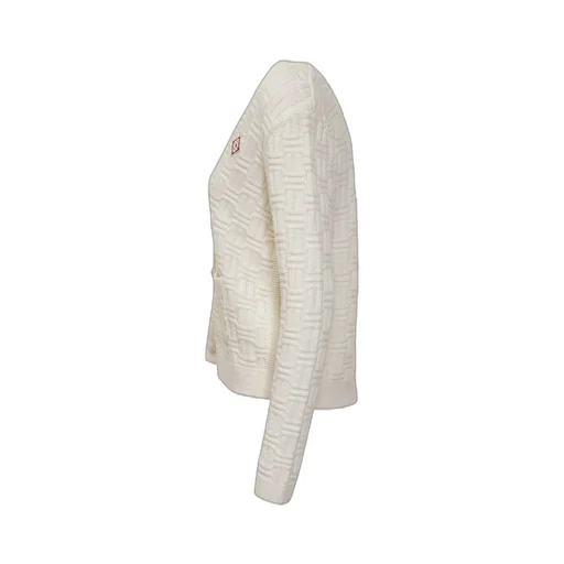 Logo Patch Knit Cardigan