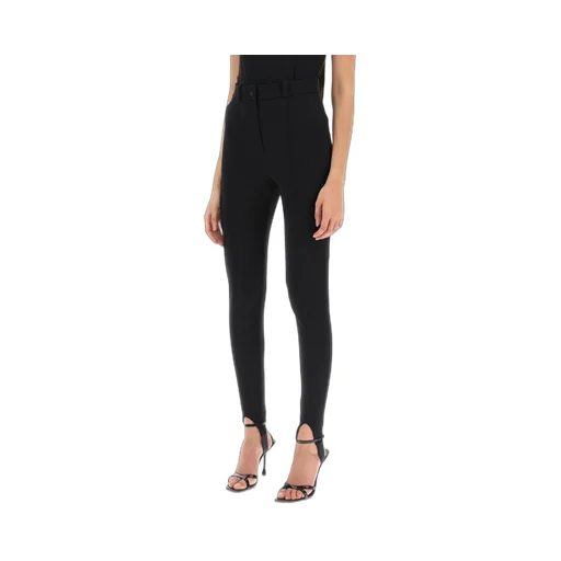 Skinny Cut Stirrup Trousers
