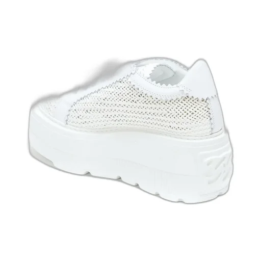 Interwoven-Detailed Chunky Lace-Up Sneakers