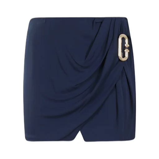Pleated Drapped Skirt
