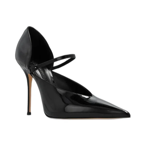 Scarlet Jolly Pointed-Toe Pumps