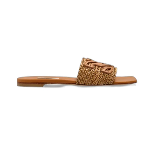 Logo Debossed Flat Sandals