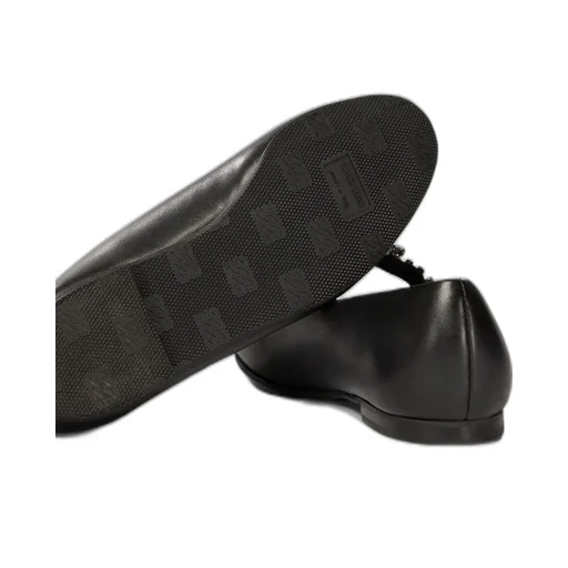 Embellished Round Toe Ballerinas