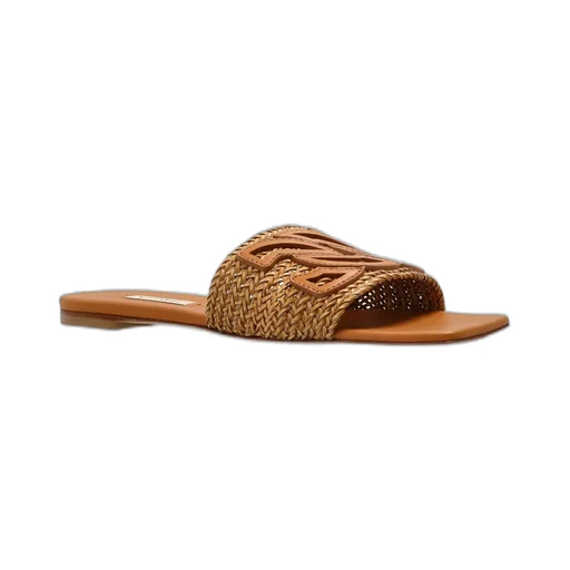 Logo Debossed Flat Sandals