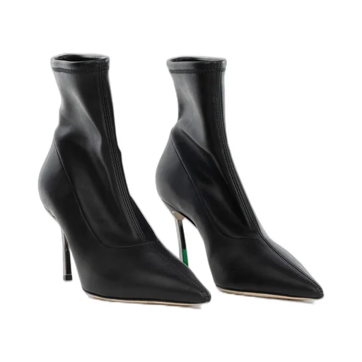 Pointed Toe Heeled Boots