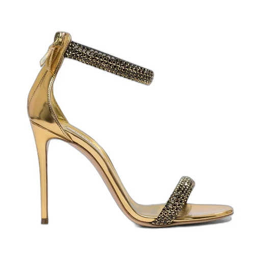 Ankle Strap Embellished Sandals