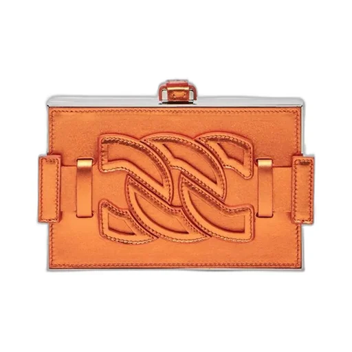 Logo Patch Clutch Bag