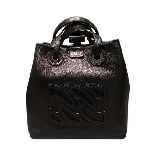 Logo Patch Top Handle Bag