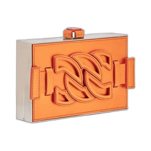 Logo Patch Clutch Bag