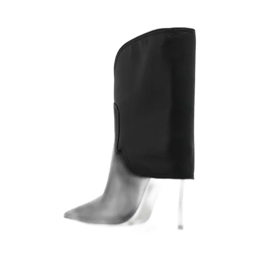 Pointed Toe Heeled Ankle Boots