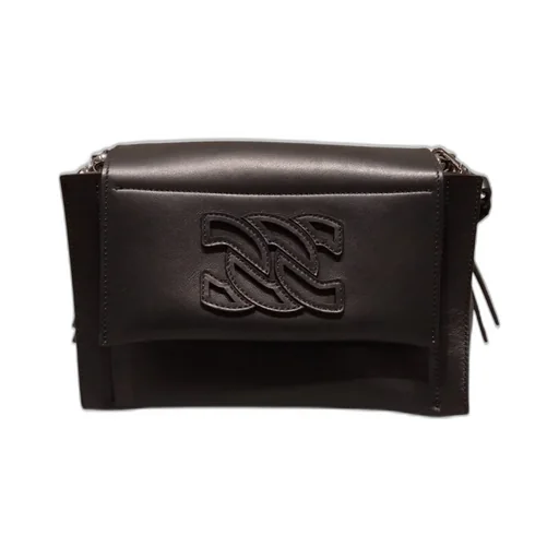 Logo Embossed Shoulder Bag