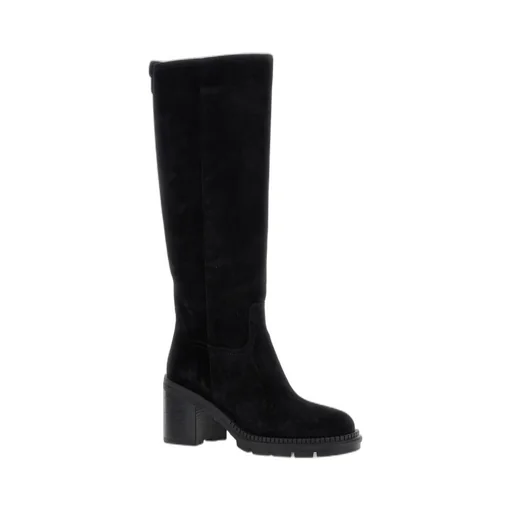 Block-Heel Side Zip Boots