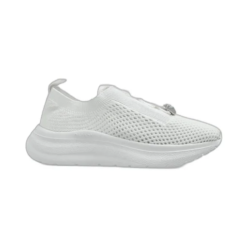 Mia Knitted Lace-Up Sneakers