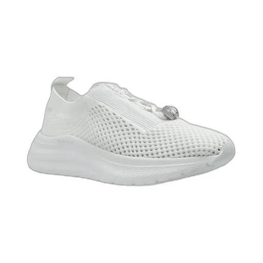 Mia Knitted Lace-Up Sneakers