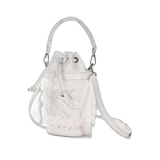 Giulia Shearling Bucket Bag