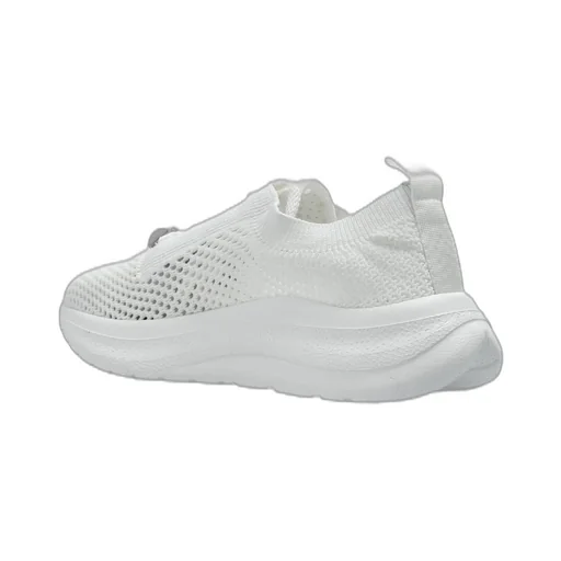 Mia Knitted Lace-Up Sneakers