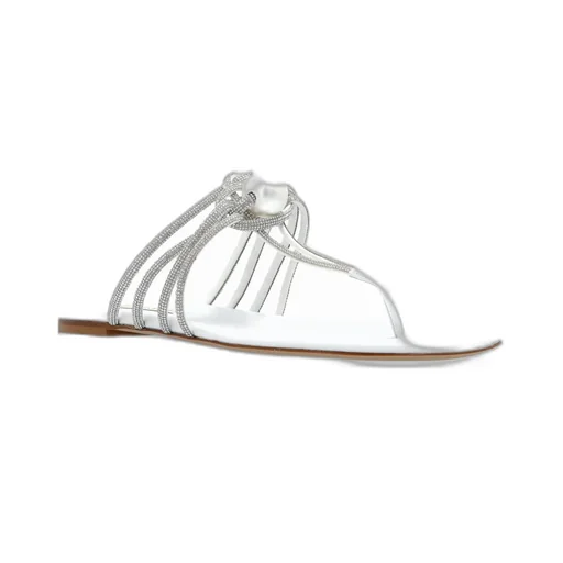 Strappy Pearl Embellished Sandals