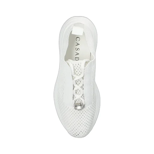 Mia Knitted Lace-Up Sneakers