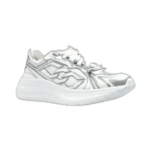 Wave Pattern Platform Sneakers