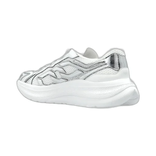 Wave Pattern Platform Sneakers