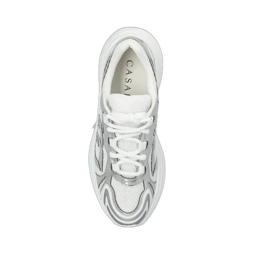 Wave Pattern Platform Sneakers