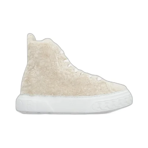 Off Road Faux Fur High-Top Sneakers