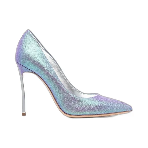 Blade Glitter Pointed Toe Pumps