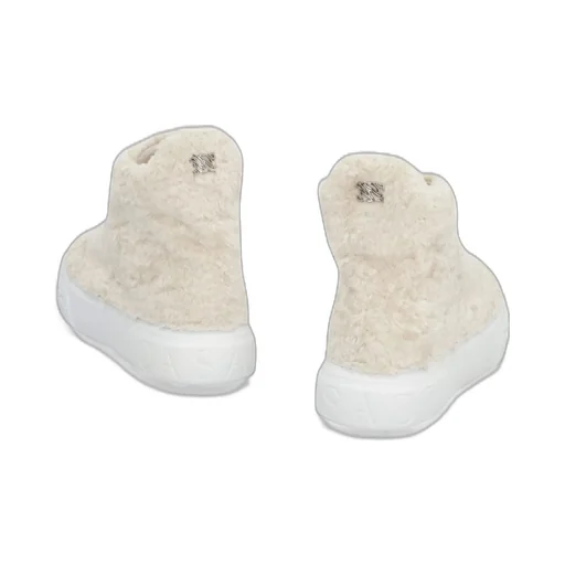 Off Road Faux Fur High-Top Sneakers