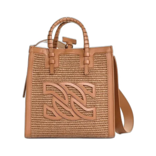 Baurivage Woven Top Handle Bag