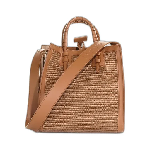 Baurivage Woven Top Handle Bag