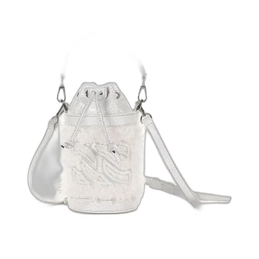Giulia Shearling Bucket Bag