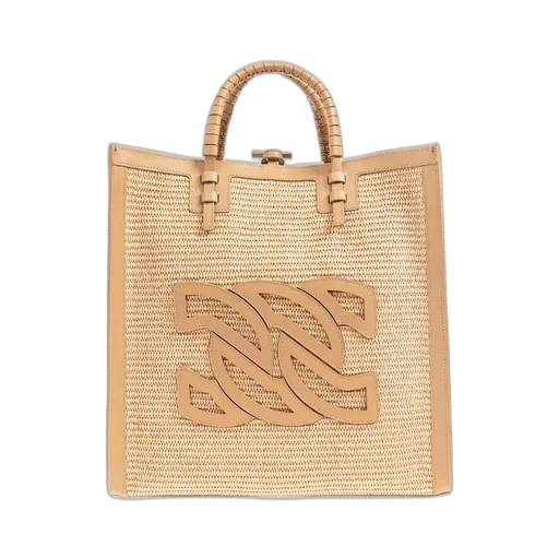 Logo-Detailed Top Handle Bag