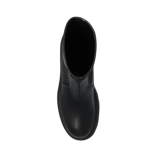 Pull-On Platform Ankle Boots