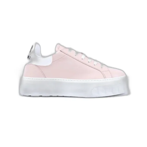Round-Toe Lace-Up Sneakers