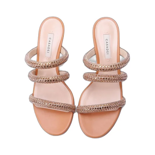 Embellished Slip-On Sandals