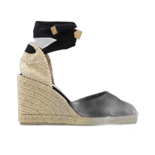 Carina Ankle-Tie Wedge Pumps