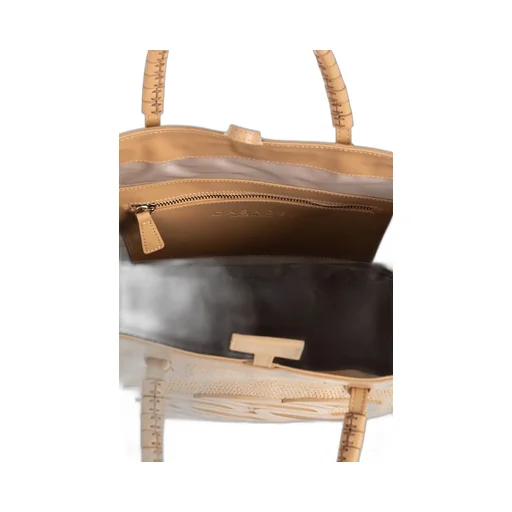 Logo-Detailed Top Handle Bag