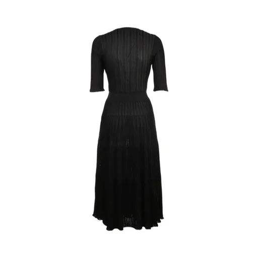 Pleated Midi Dress
